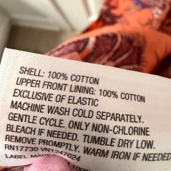 Rhode x Target 2X leafy floral print tiered midi dress - Picture 8 of 8